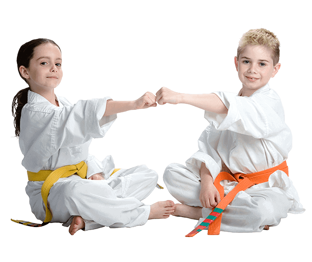 Martial Arts Lessons for Kids in Westerville OH - Kids Greeting Happy Footer Banner